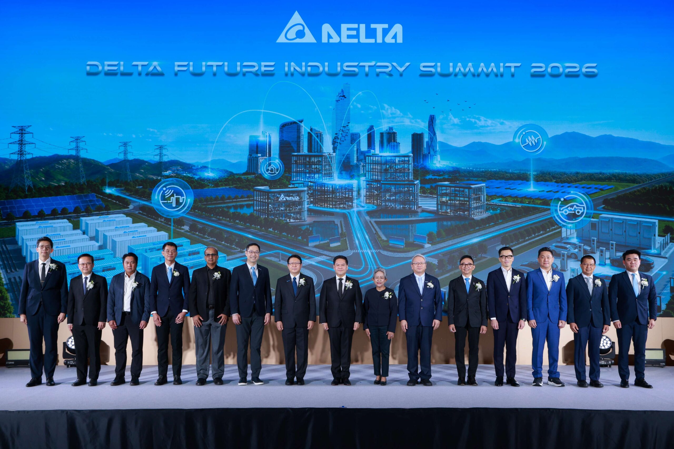 เดลต้า เปิดเวที Delta Future Industry Summit 2026  จับมือผู้นำภาครัฐและภาคอุตสาหกรรมขับเคลื่อนโครงสร้างพื้นฐานประเทศไทย  รองรับการเติบโตของ AI และการใช้พลังงานไฟฟ้า