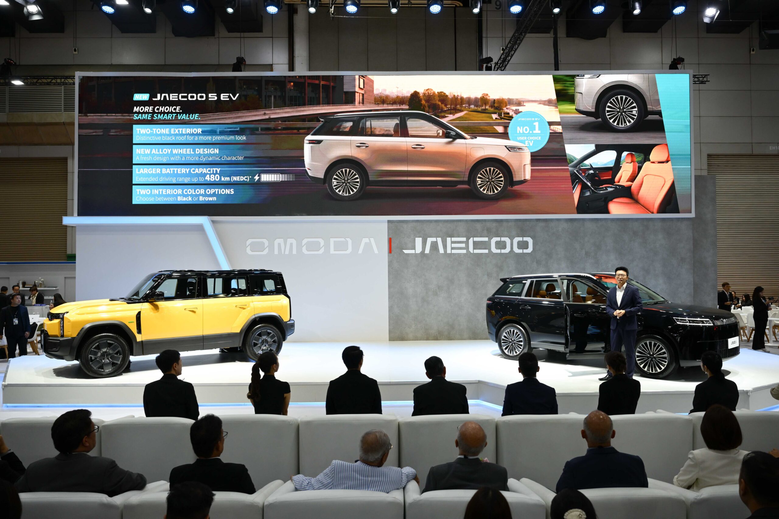 OMODA & JAECOO เปิดตัวรถไฟฟ้ารุ่นใหม่ JAECOO 5 EV ULTRA เพิ่มระยะทางขับขี่ไกลยิ่งขึ้น ตอบโจทย์ความต้องการผู้บริโภคไทย ต่อยอดความสำเร็จ No. 1 User Choice EV