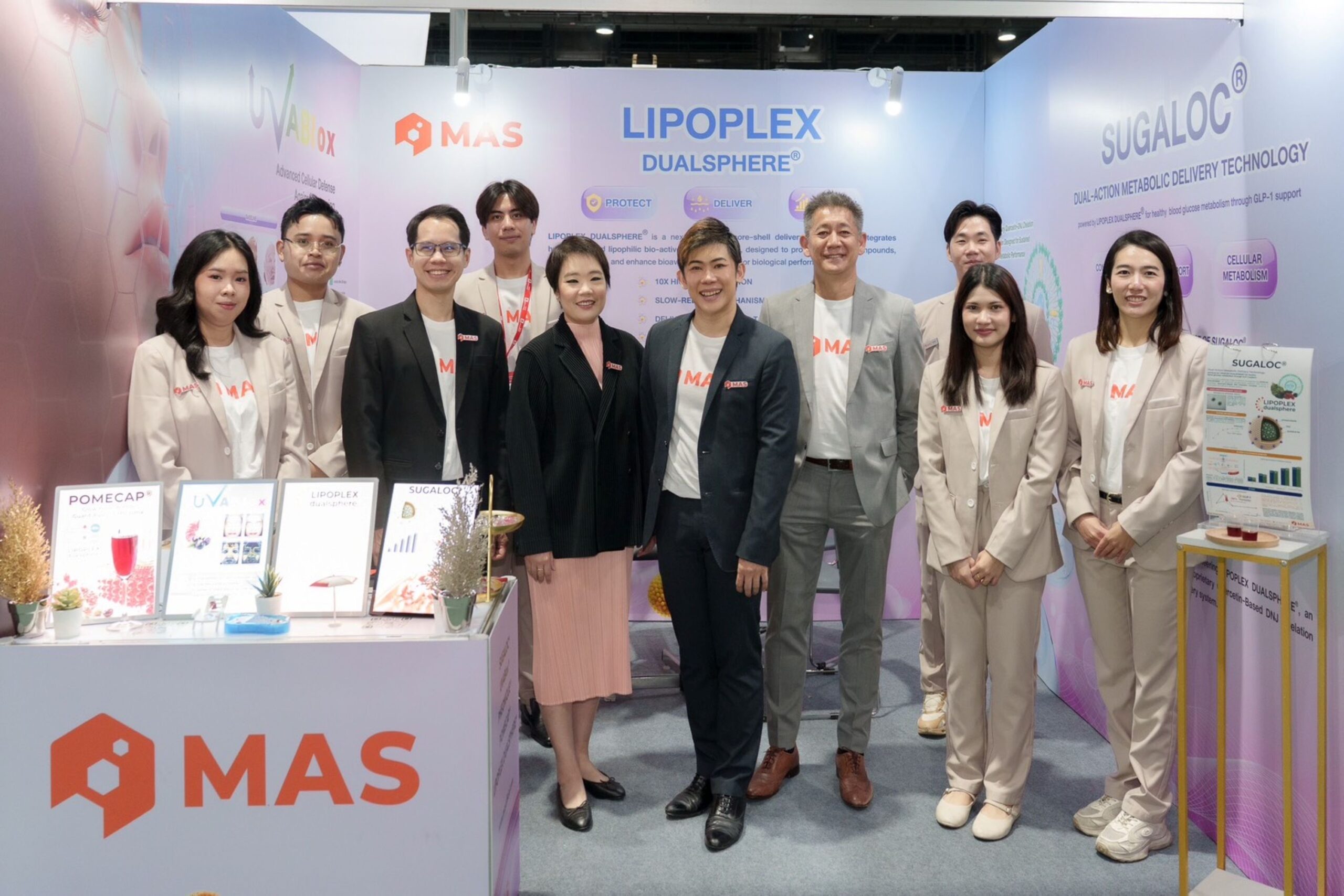 MAS สร้างปรากฏการณ์หน้าใหม่ เขย่าอุตฯ ความงาม-สุขภาพ ในงาน Vitafoods Asia 2026 ปักหมุด 4 นวัตกรรม พร้อมโชว์ศักยภาพ “Beauty-from-Within” เต็มรูปแบบ ประกาศเป้าหมายผู้นำเทคโนโลยีห่อหุ้มและนำส่งสารสำคัญระดับโลก ดันไทยสู่ Hub ความงามเอเชีย