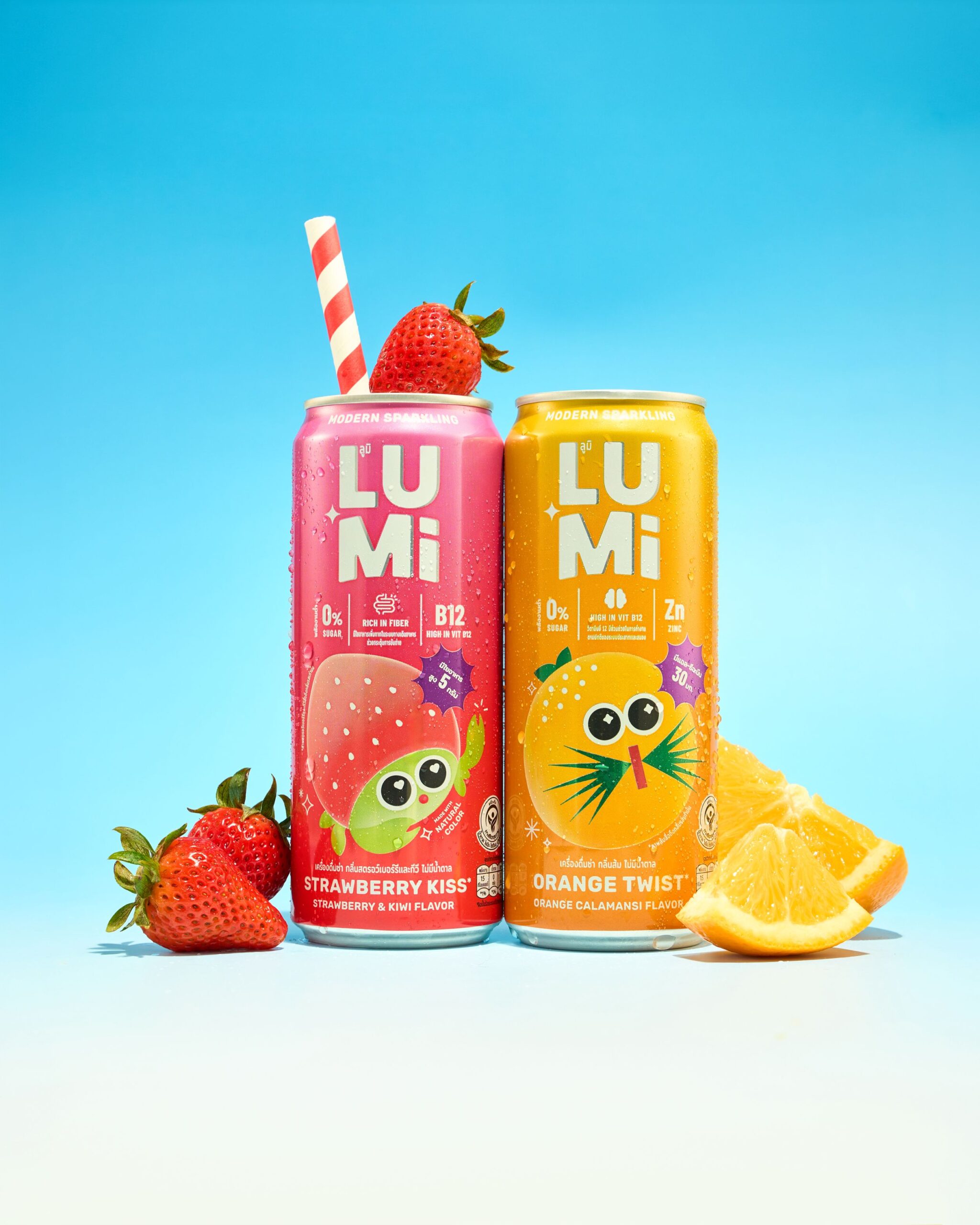 LUMi (ลูมิ) Modern Soda 20 บาทก็ซ่าได้! LUMi กระแสแรงไม่หยุด! เปิดตัว “Strawberry Kiss” พรีไบโอติกโซดา High-Fiber พร้อมเขย่าวงการเครื่องดื่มซ่าใน 7-Eleven