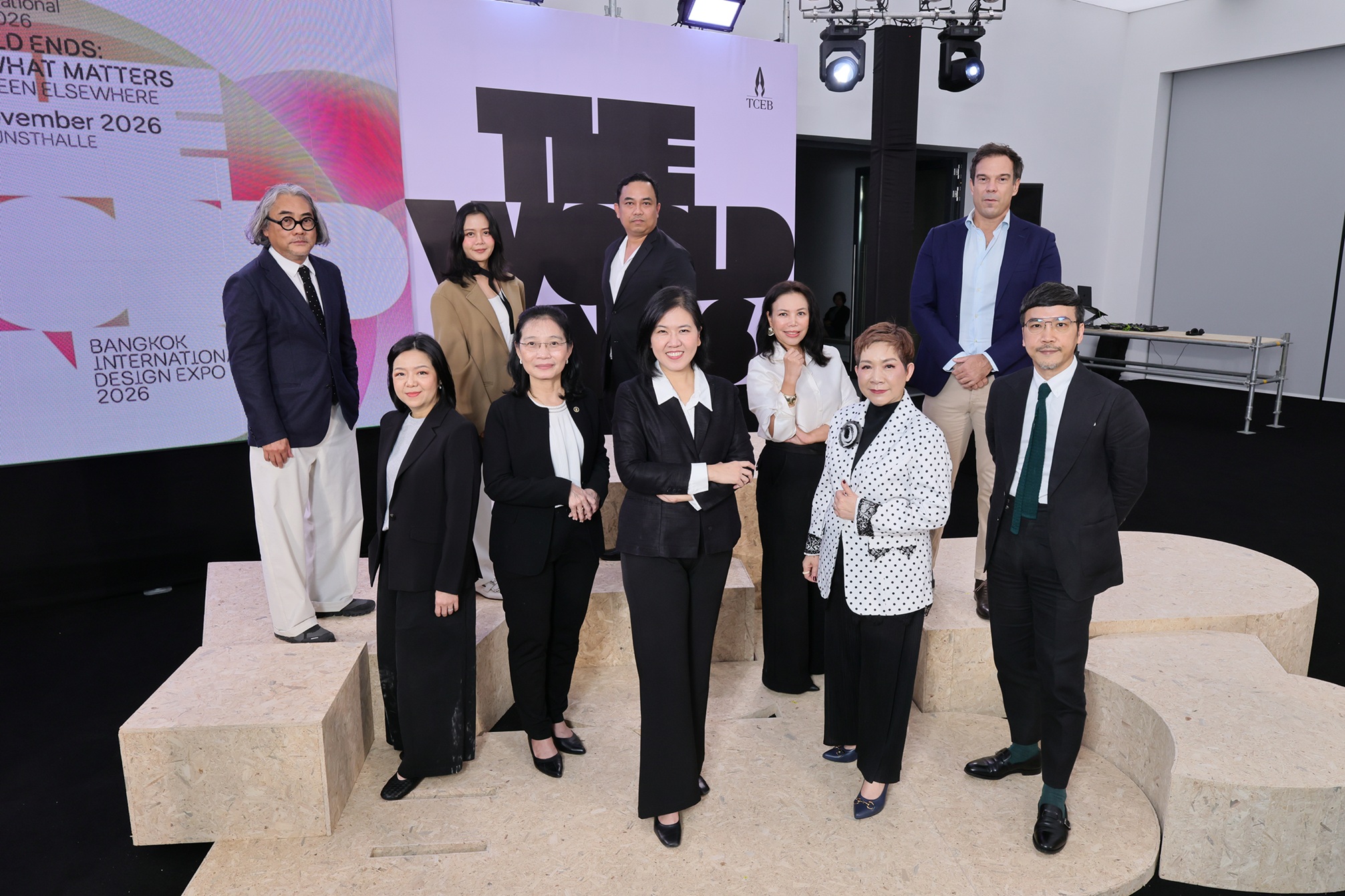 ทีเส็บ หนุน Creative Industry จัดงาน “THE WORLD ENDS 2026”  เชื่อมนักออกแบบ นักธุรกิจ และโอกาสลงทุน สู่เวทีการค้าสากล  ตั้งเป้าสร้าง Economic Impact 280 ล้านบาท  ผลักดันกรุงเทพฯ สู่หมุดหมายใหม่วงการออกแบบโลก