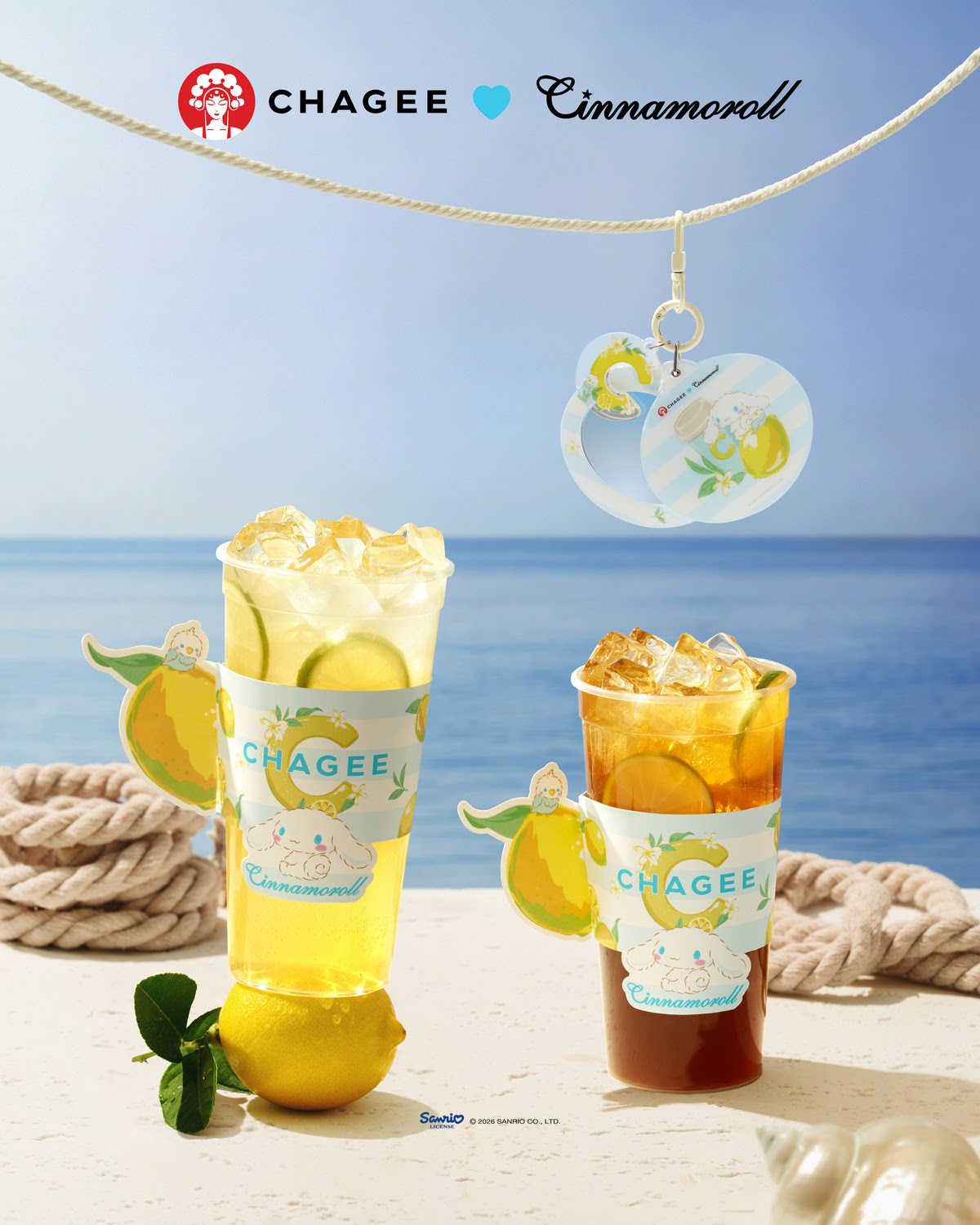 เสิร์ฟความน่ารักแบบเต็มแก้ว! CHAGEE และ Cinnamoroll ชวนจิบ Lemon Tea  เติมความสดชื่นพร้อมเปิดโลก Cinnamoroll Lemon Sky